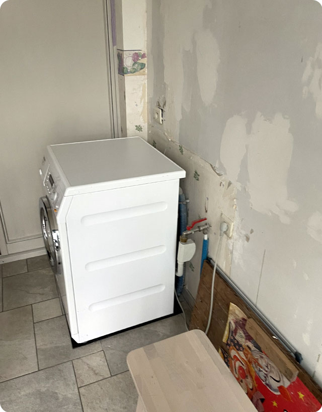 buanderie avant renovation a liege